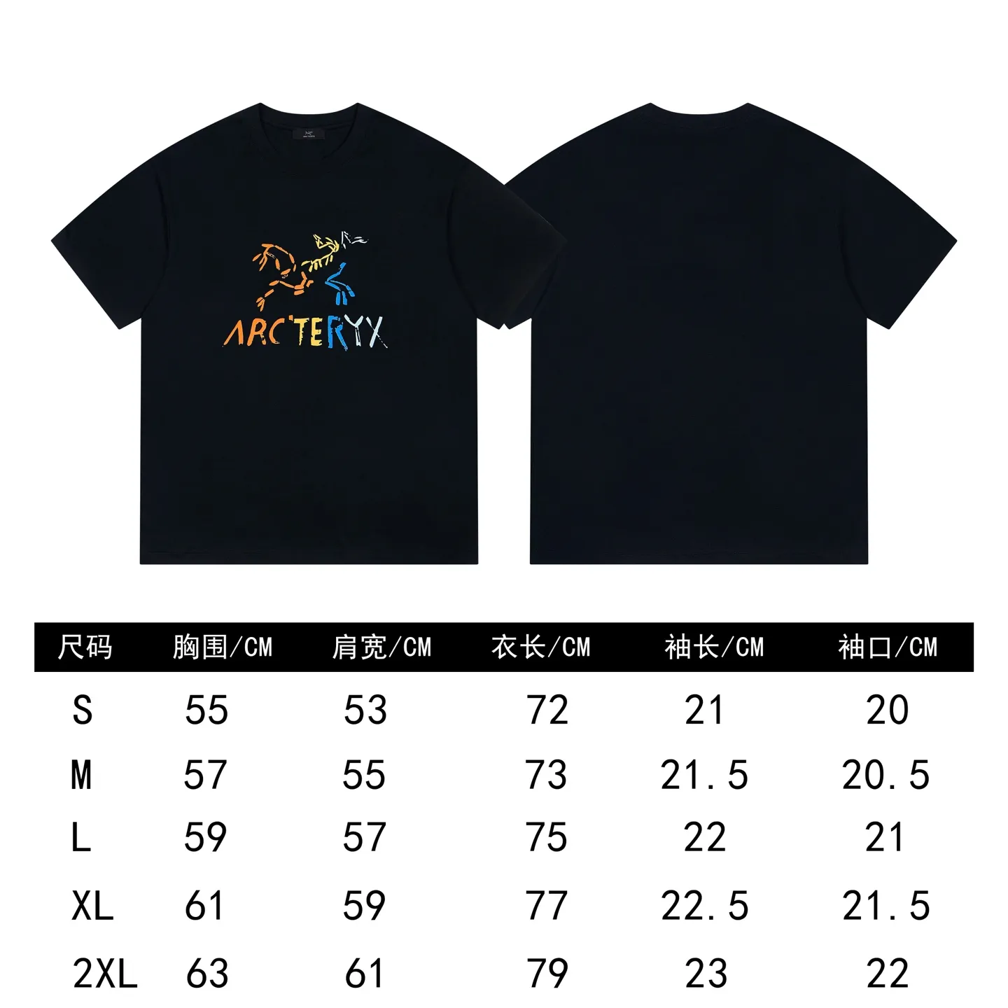 ARC'TERYX Same Style Same Style Series Sizes：S-XXL :Black White